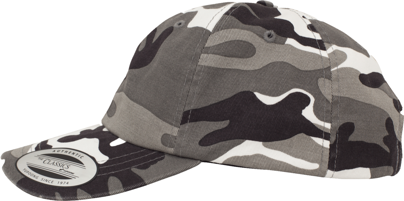 Brandit Low Profile Camo Cap, Urban Washed