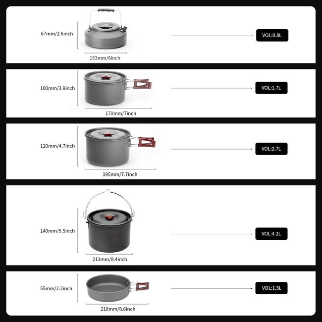 Fire Maple Compact Cooking Set FMC-212