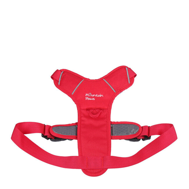 Mountain Paws Padded Dog Harness Large, Red
