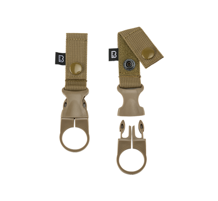 Brandit molle držiak na flaše 2 pack, camel