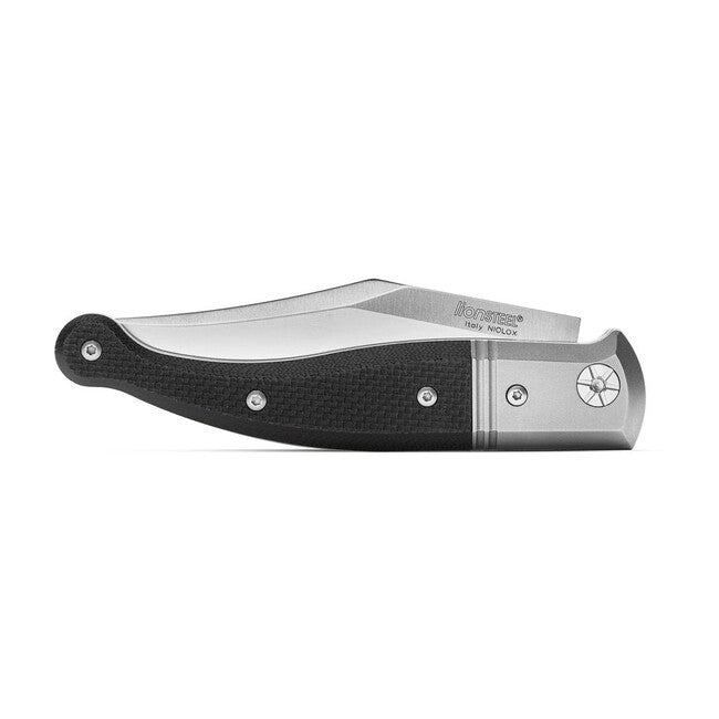 Lionsteel Gitano Folding Knife 01 G, Niolox Steel Blade, Black