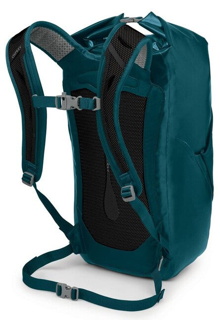 Osprey Transporter Roll Top Waterproof 30 Backpack, Night Jungle Blue