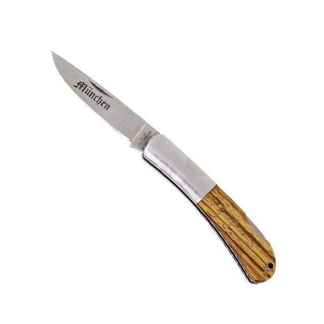 Haller Pocket Knife Tame Steel Backs Zebrawood 40411