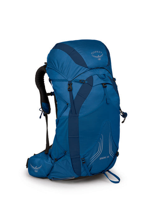 Osprey Exos 38 Hiking Backpack, Blue Ribbon