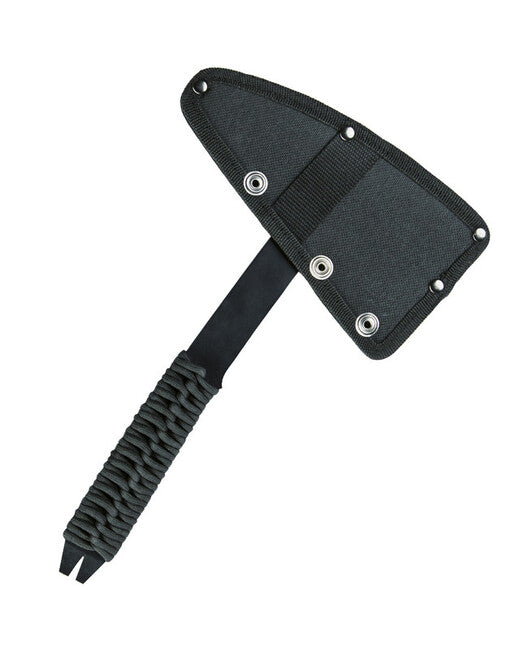 Mil-Tec Paracord Axe, Black with Sheath