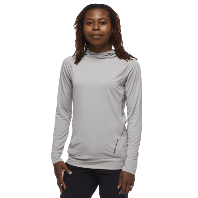 Black Diamond Alpenglow Women's Hoodie, Pewter