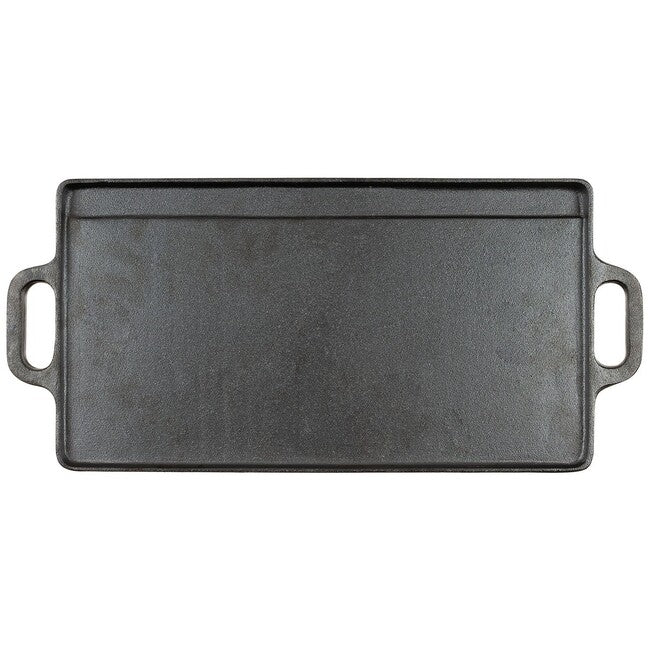 Fox Outdoor Grilling Pan, Cast Iron, approx. 50 x 23 x 1.5 cm