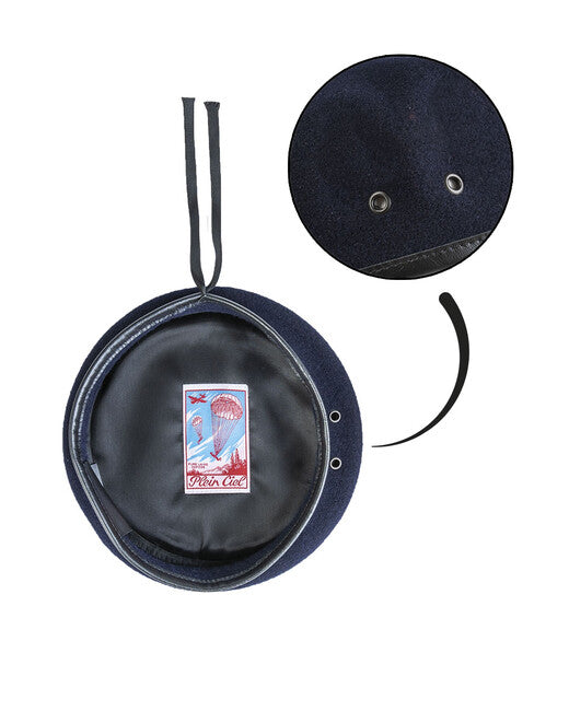 Mil-Tec BW Wool Beret, Navy Blue