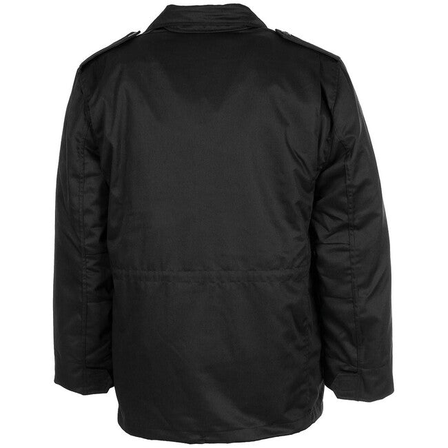 MFH M65 American Field Jacket with Detachable Quilted Lining, Black