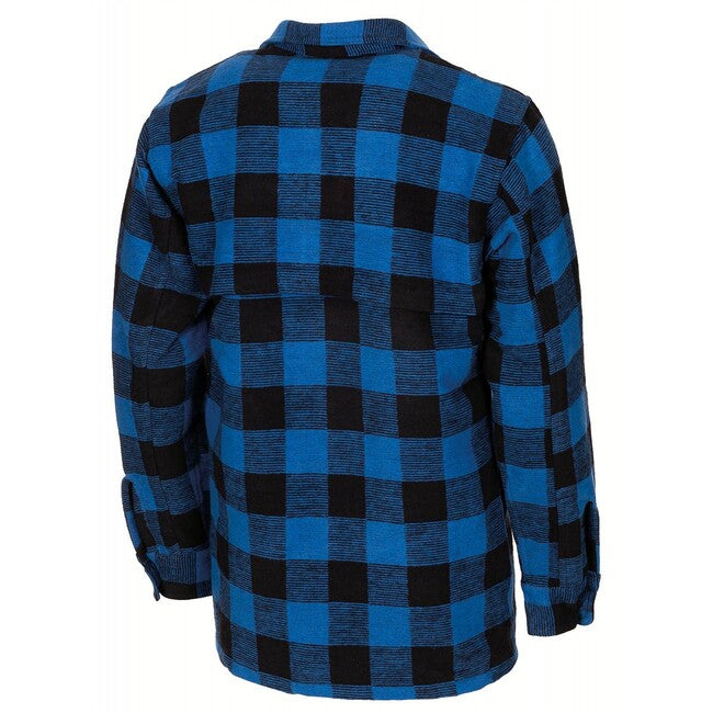 Fox Outdoor Lumberjack Flannel Shirt, Navy Blue-Black