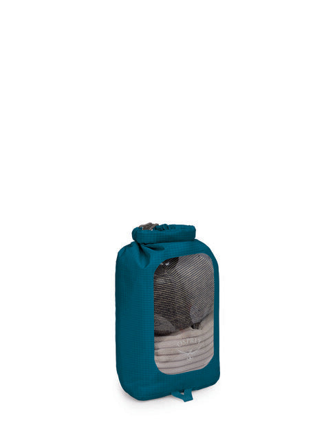 OSPREY Dry Sack 6 W/Window, Waterfront Blue