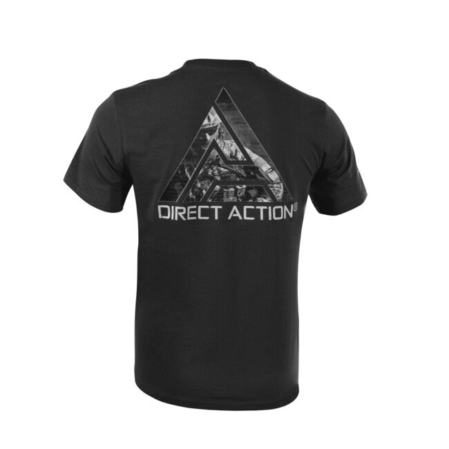 Direct Action Logo D.A. T-Shirt, Black