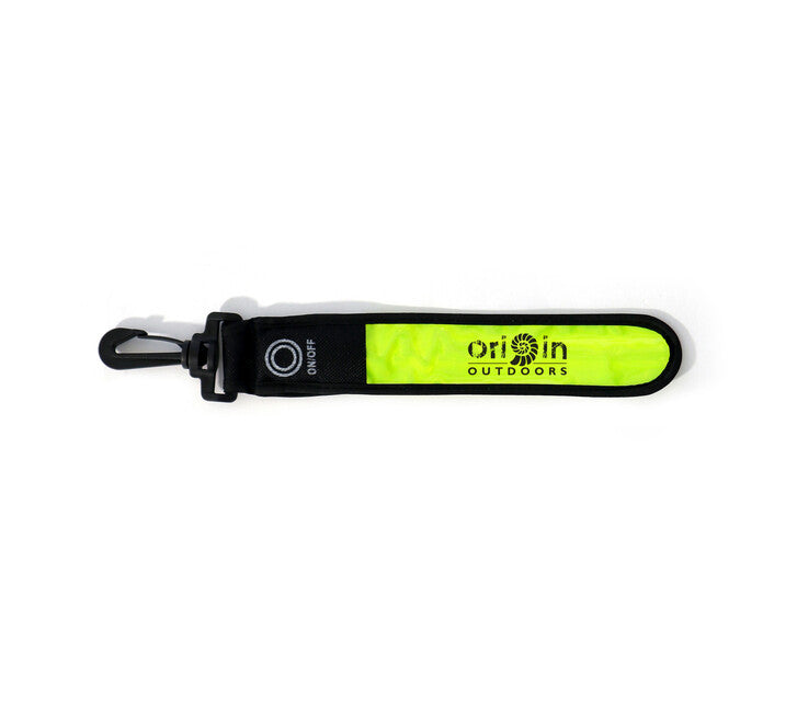 Origin Outdoors LED Keychain Reflective Green
