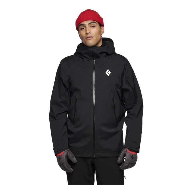 Black Diamond Women's Recon Lt Men's Stretch Shell Ski Jacket, Black