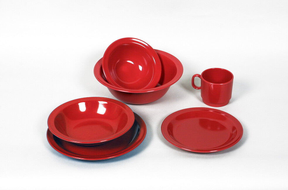 Waca Melamínový dezertný tanier 19,5 cm priemer červený