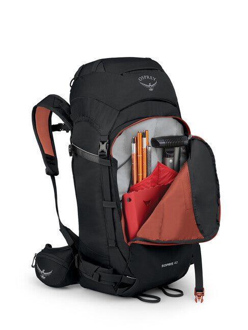 Osprey Sopris 40 Ski Touring Backpack, Black
