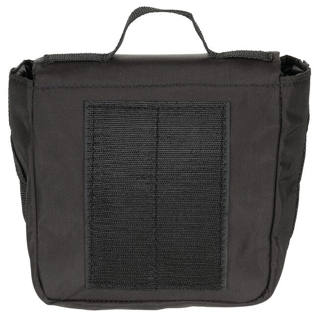 MFH Professional Mission II Bag, Black, with Hook and Loop System