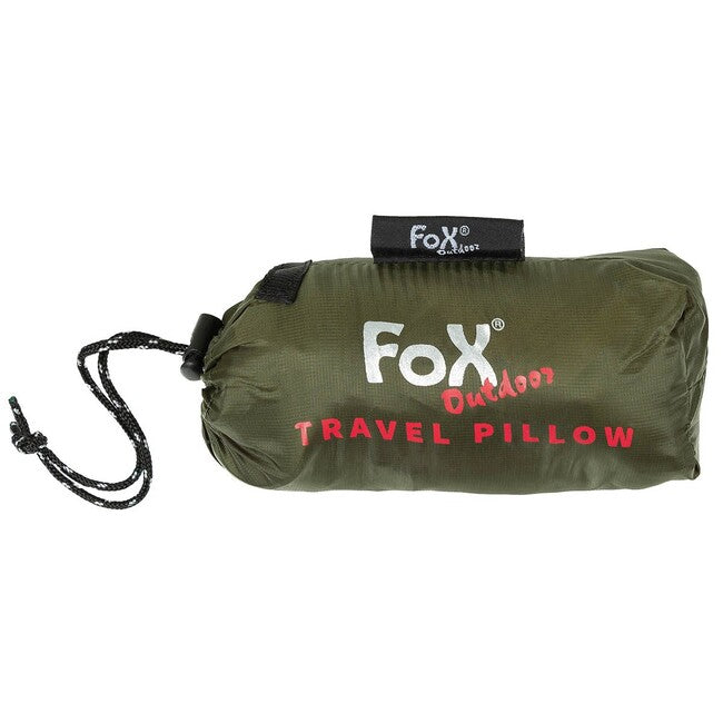 Fox Outdoor Travel Pillow, Inflatable, OD Green