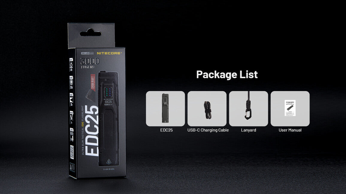 Nitecore EDC25 Rechargeable Flashlight