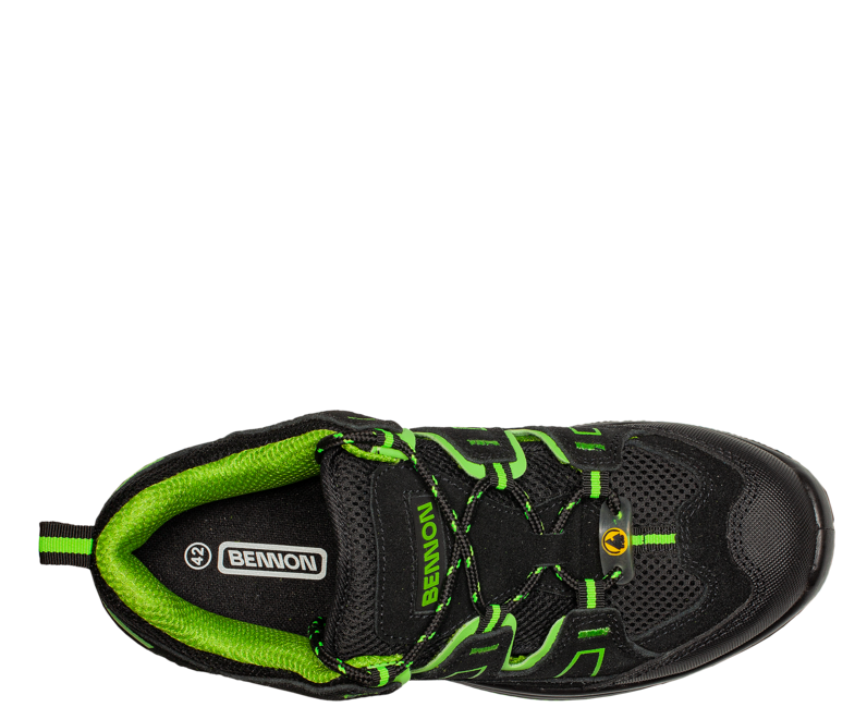 Bennon Alegro S1P ESD Work Boots, Green
