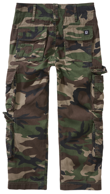 Brandit Pure Vintage Kids Pants, Woodland
