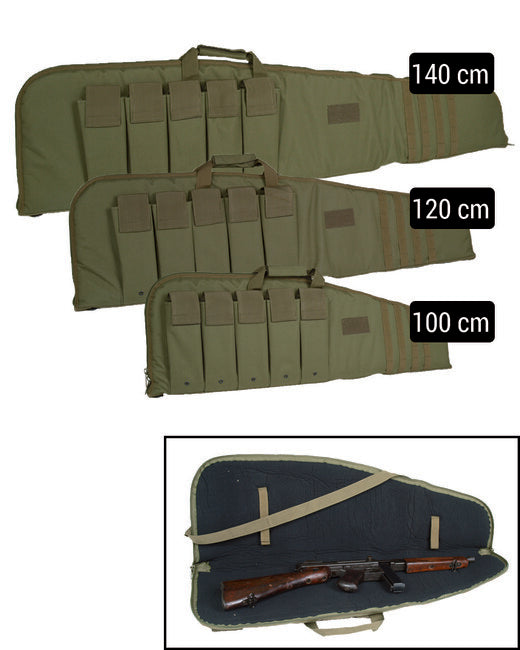 Mil-Tec Modular Rifle Case with Strap 100 cm, Olive