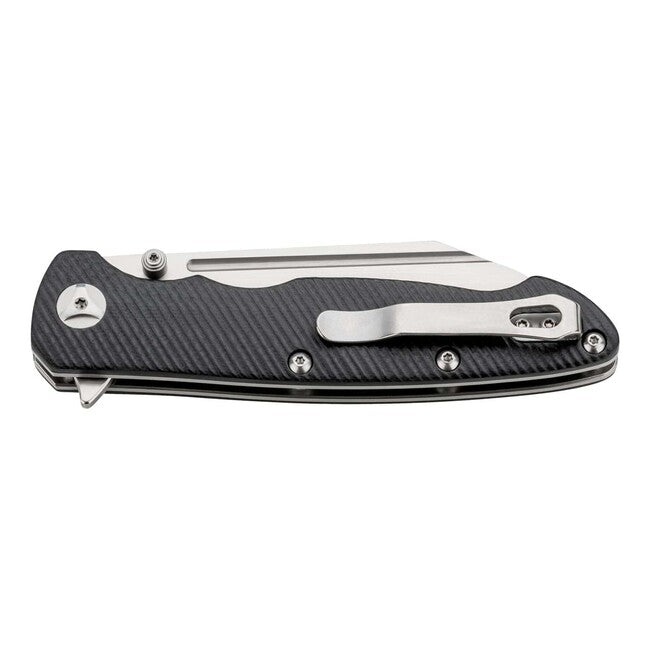 Herbertz Single-Hand Pocket Knife 9cm Sheepfoot, G10, Black