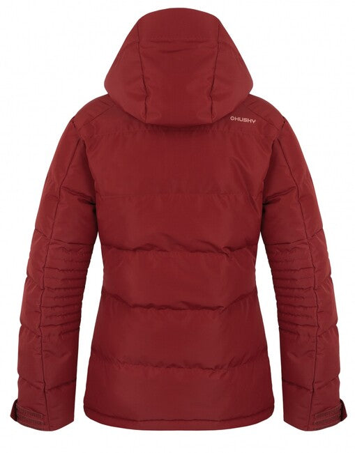 HUSKY Norel Women's Quilted Winter Jacket, Burgundy