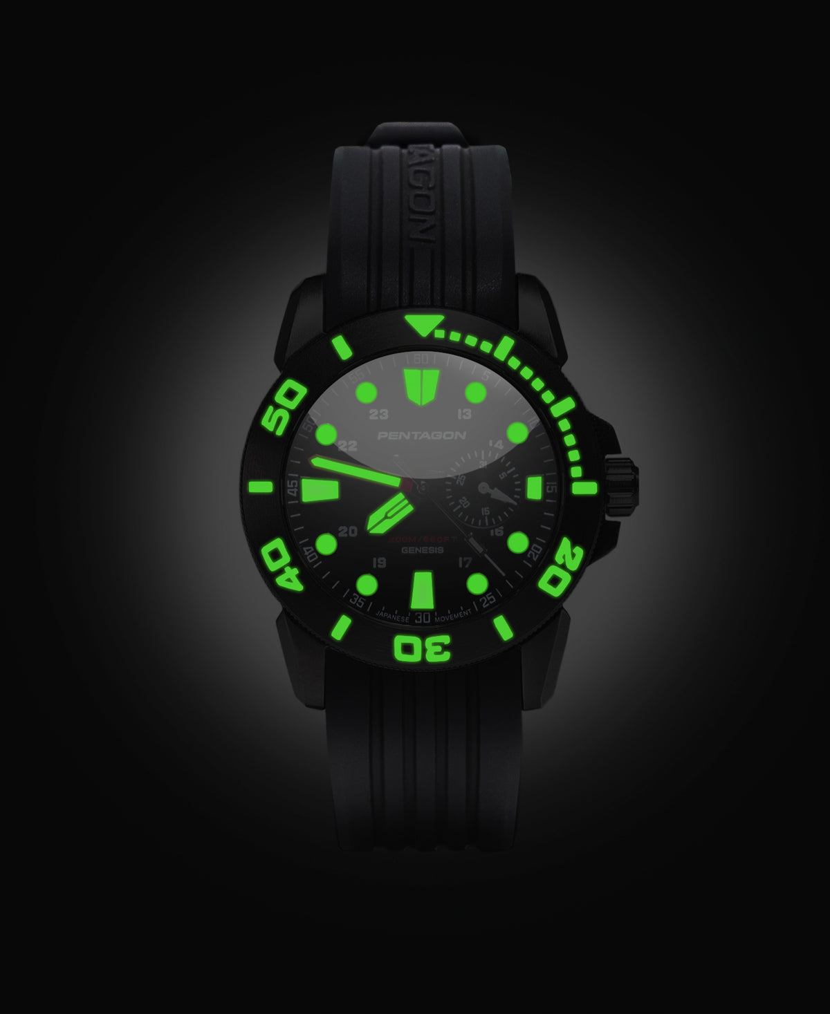 Pentagon Genesis Watch, Silver