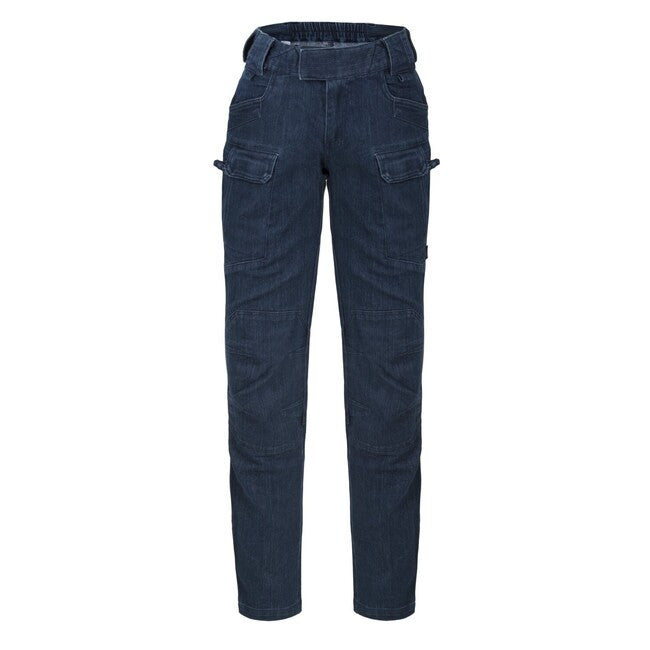 Helikon-Tex Women's UTP Resized Urban Tactical Pants, Denim Stretch, Navy Blue