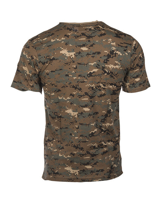 Mil-Tec T-Shirt Short Sleeve Digital Woodland