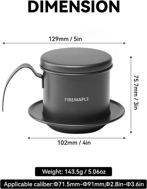 Fire Maple Orca Vietnamese Coffee Maker