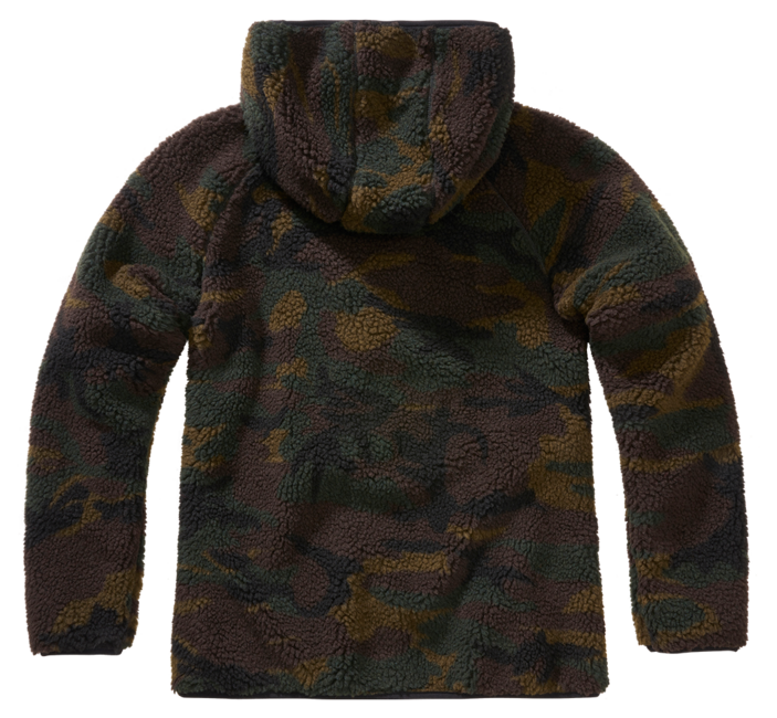 Brandit Women's Teddyfleece Hoodie Jacket, Woodland