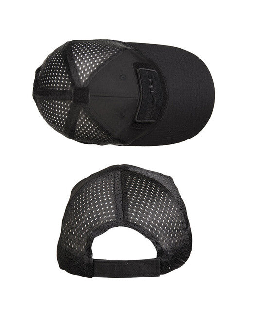 Mil-Tec Cap with Mesh, Black