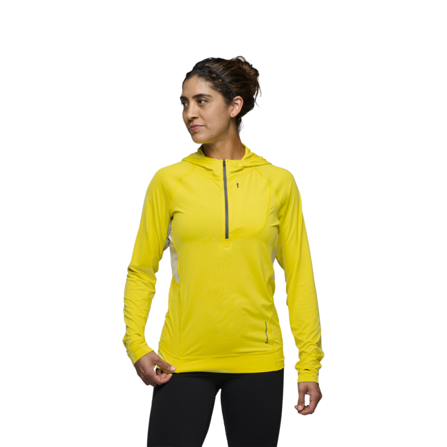 Black Diamond Alpenglow Pro Women's Hoodie, Clean Yellow