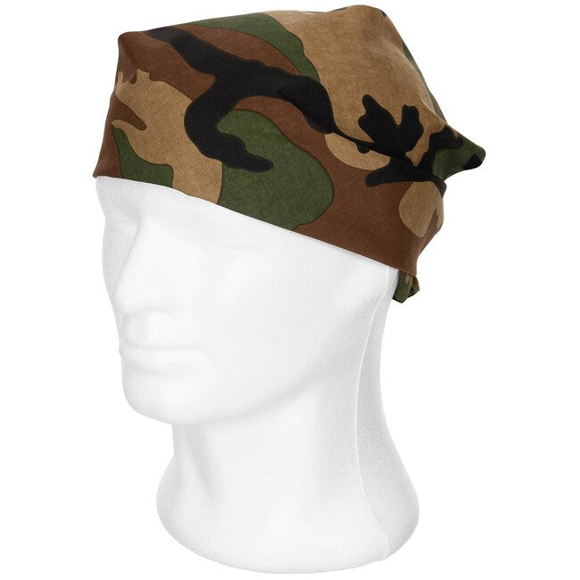 MFH Bandana, Woodland, 55 x 55 cm, Cotton
