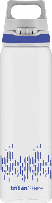 SIGG Total Clear One MyPlan Water Bottle, 0.75 L, Blue