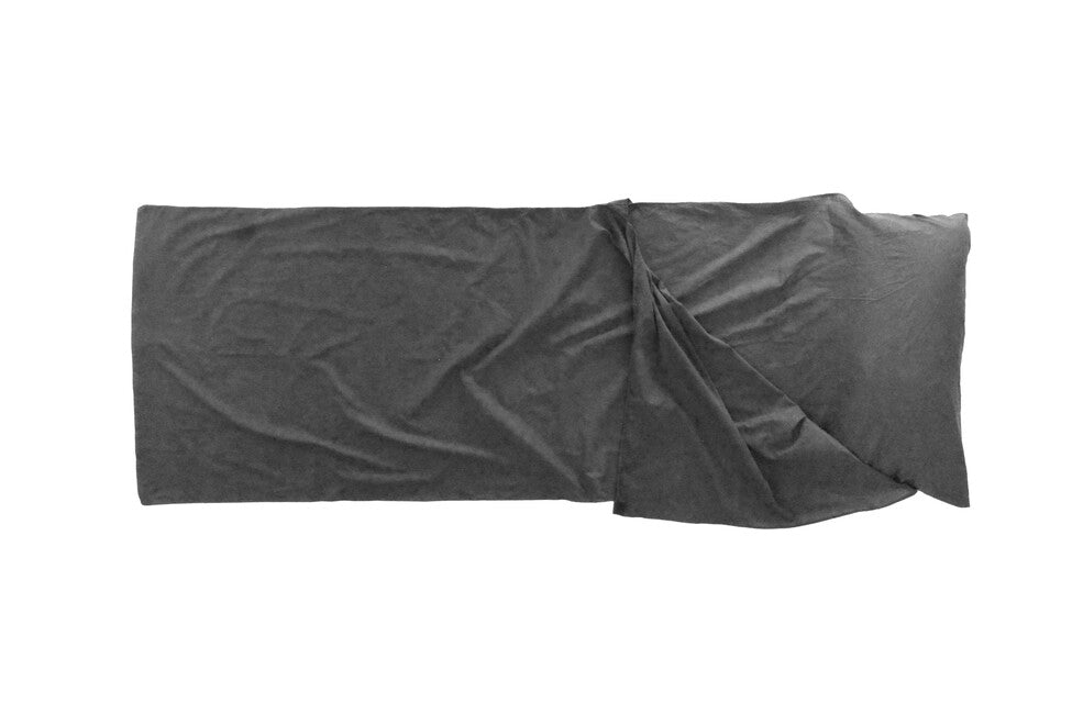 Origin Outdoors Poly-Cotton Sleeping Bag Liner, Rectangular, Anthracite