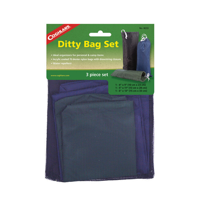Coghlans Ditty Bag Organizer Set - 3 Sizes, 3 Colors
