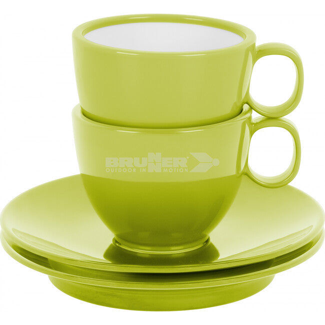 Brunner Coffee Cups 2pcs, Green
