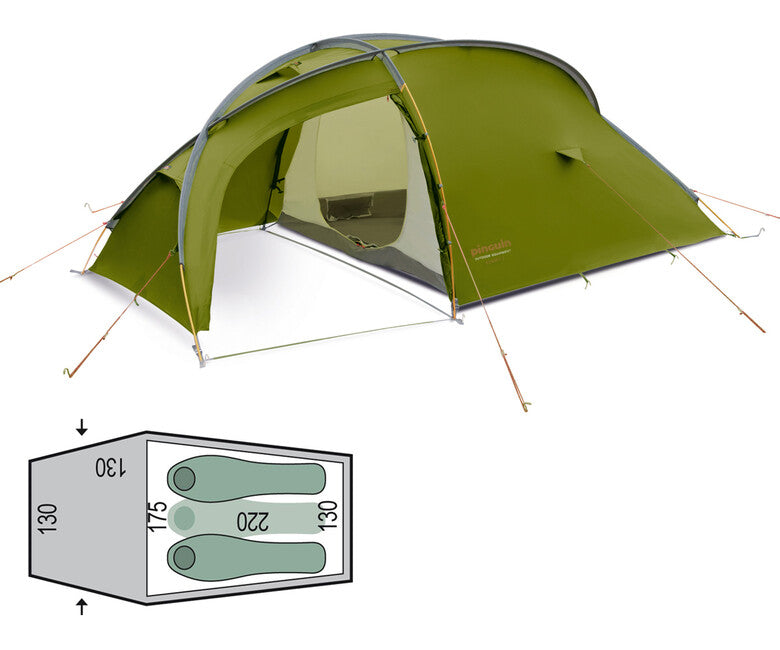 Pinguin Summit 3 Tent, Green
