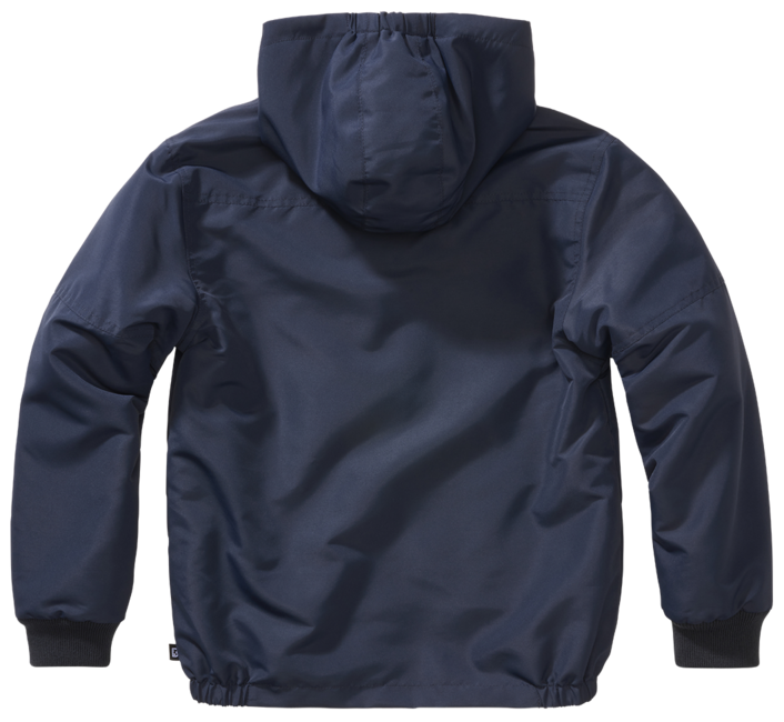 Brandit Kids Frontzip Windbreaker Jacket, Navy Blue