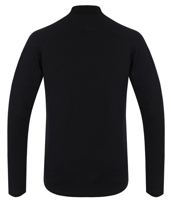 HUSKY Merow Zip Men's Thermal T-Shirt with Zip, Black, M