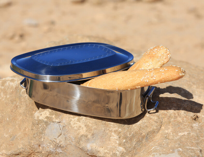 BasicNature Lunch Box Stainless Steel 0.45l
