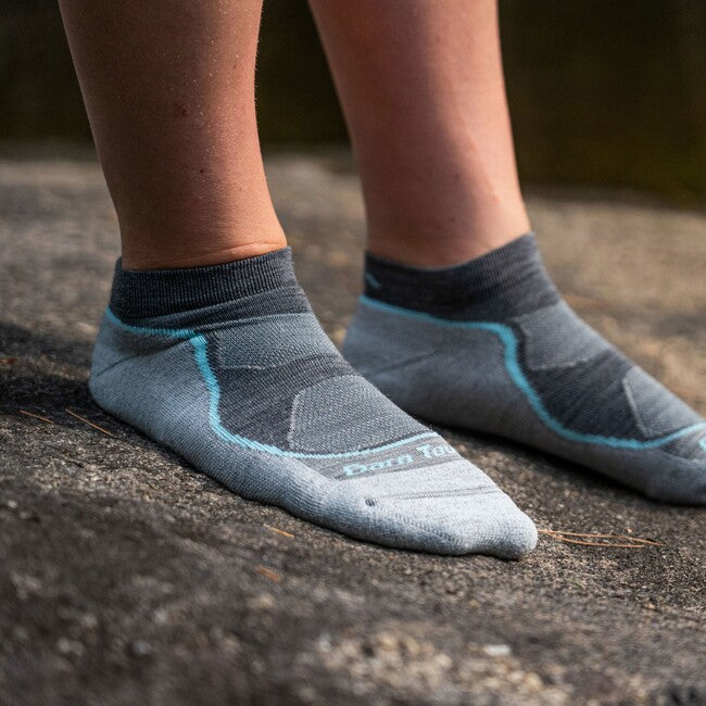 Darn Tough Light Hiker No Show Socks, Slate