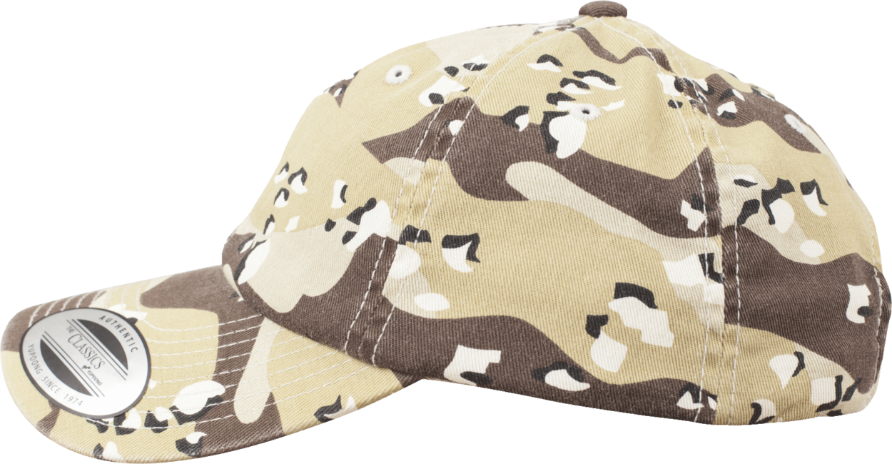 Brandit Low Profile Camo Cap, 6-color desert