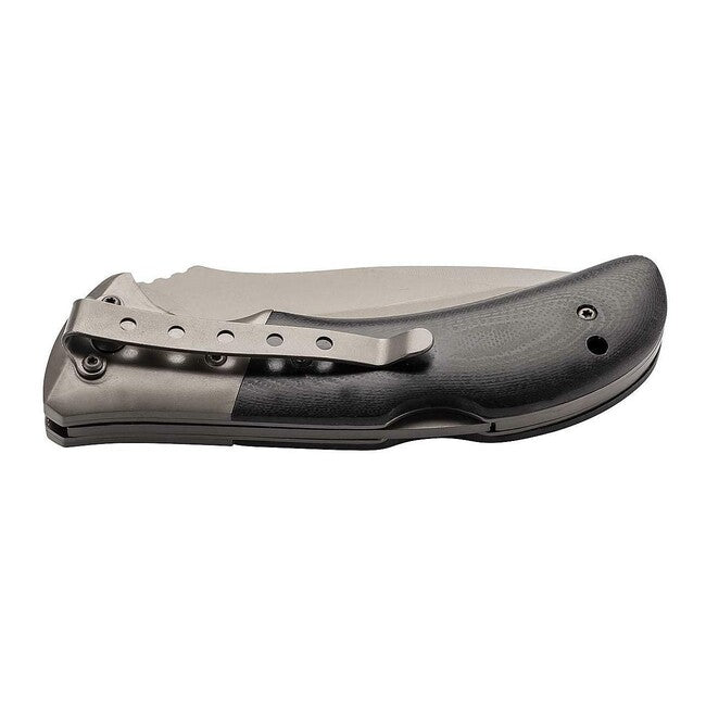 Herbertz Pocket Knife, 9cm, G10 and Titanium, Black