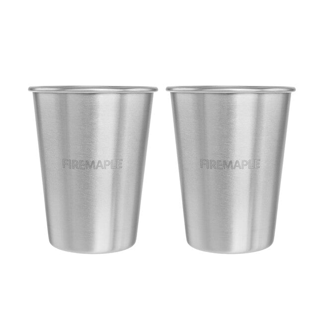 Fire Maple Stainless Steel Cups 2pcs Antarctic 350ml, Silver