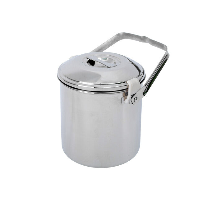 BasicNature Billy Can Stainless Steel Pot 1.4L
