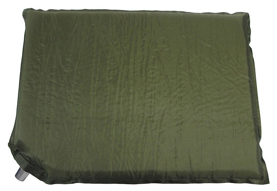 BasicNature Inflatable Sitting Pad, Olive